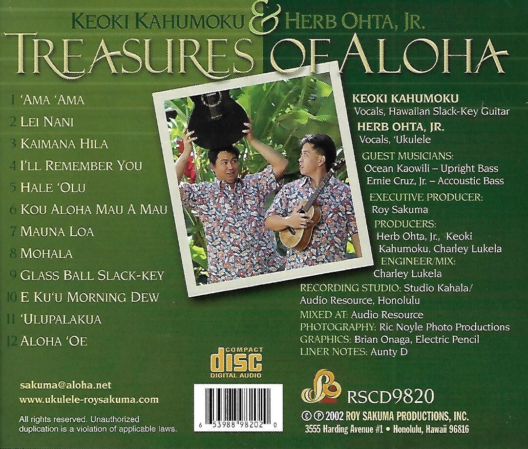 Treasures of Aloha by Kahumoku/Ohta (CD, 2006) for sale online | eBay