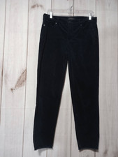 Talbots Pants Ladies 6 Navy Corduroy Raw Hem