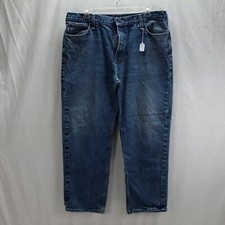 CARHARTT MEN S FLAME-RESISTANT WORK JEANS 42x32 PREOWNED