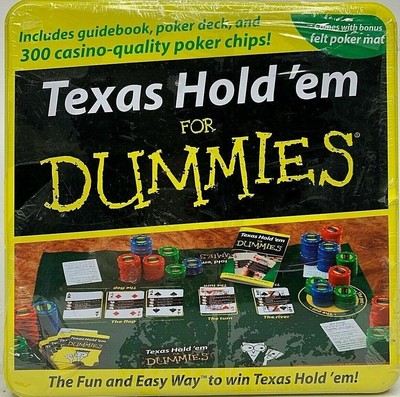 Texas Hold Em For Dummies Game In Tin By Fundex Brand New 45802790308 Ebay