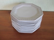 1 Speiseteller Gallo Nobilis Arcadia Graphit Teller Essteller 8 eckig