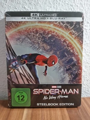 Spider-Man No Way Home 4K+BD Limited Steelbook Edition DE Version - Bild 1 von 3