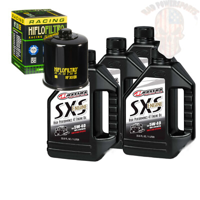 Oil Change Kit For 2001 Polaris Sportsman 500 HO 2x4 Maxima Synthetic 5W-40