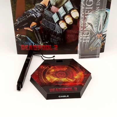 Hot Toys MMS583 Deadpool 2 CABLE EXCLUSIVE 1/6 action Figure's Base Stand Only 