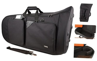 Pro Tec PL251 Smaller Tuba Gig Bag, Platinum Series- Smaller Tubas Tuba Bag