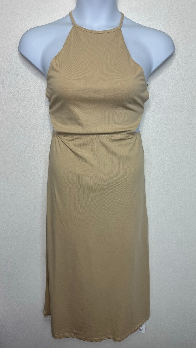 white christmas dresses Asos Edition Satin Cowl Neck Maxi Dress With Cut Out Back In Dusky Blue