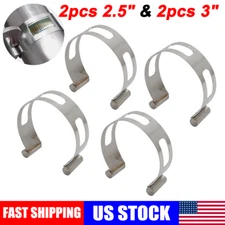 4X Exhaust Pipe Tacking Band Clamp-On For Welding Fabrication 2.5" & 3.0" SIZES