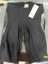 Speedo Men's Swimsuit Jammer PowerFlex Eco Hydro Edge - Size 30 Black TB2