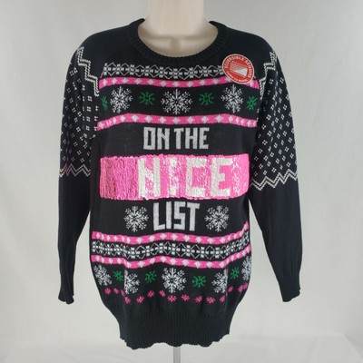 naughty nice list sweater