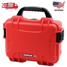Waterproof Hard Case with Foam Insert - Red