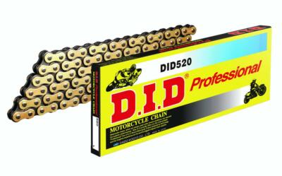 Yamaha YZ125 W-D 89-92 DID Gold Non O-Ring Replacement Chain 520 x 116 Links