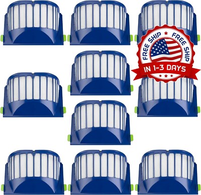 Reemplazo de filtro de aspiradora, paquete de 10, reutilizable, plástico NEW US