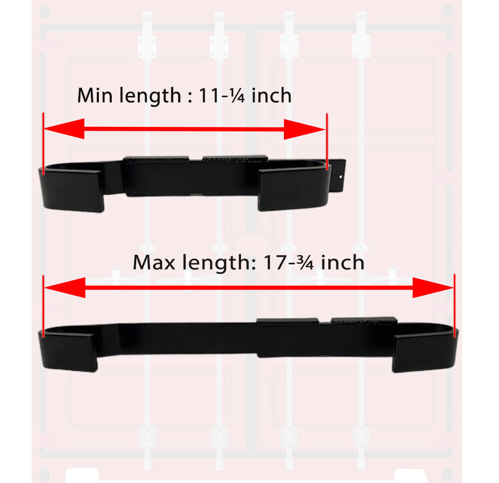(4 Pack) Steel Cargo Door Lock/ Shipping Container Lock w/ 3 Keys per