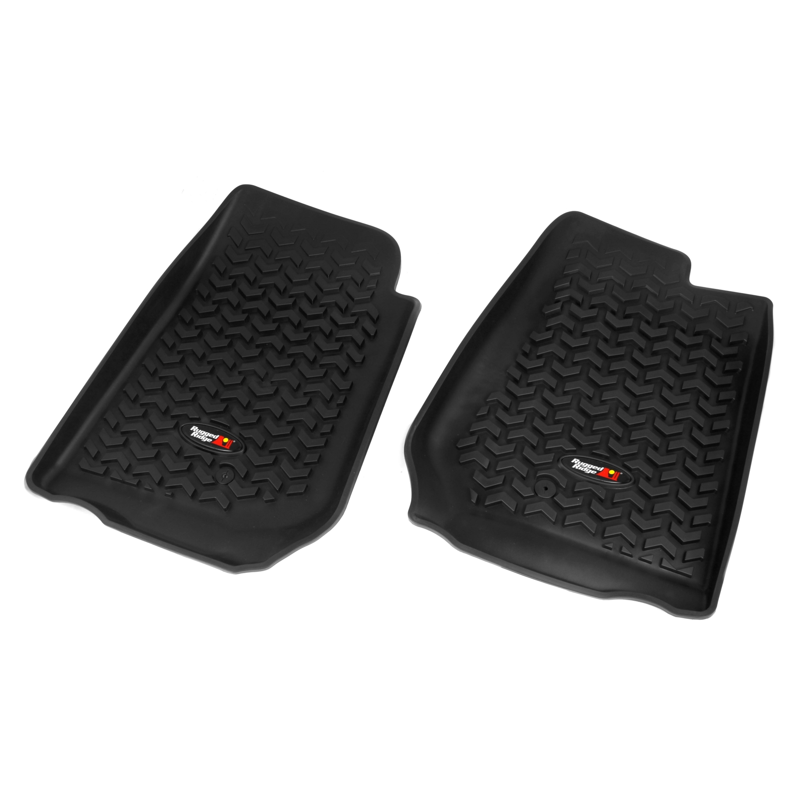 Tapis de sol Wrangler JK RHD robustes et noirs pour l'avant