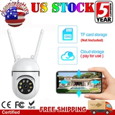 Wireless 2.4G WiFi Security Camera System Smart Indoor Night Vision Cam 1080P