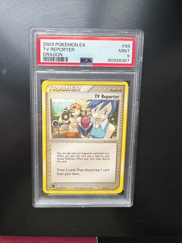 TV Reporter graded PSA 9 for sale on eBay