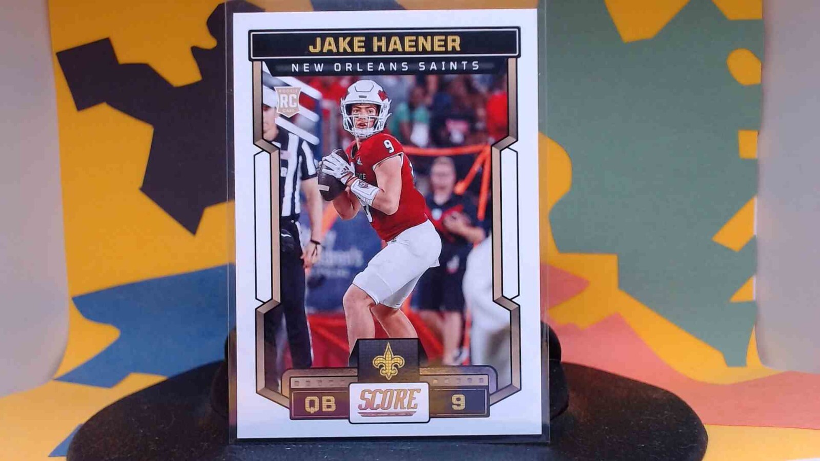 2023 Score NFL Football Card Rookie RC Base Jake Haener No309 New Orleans Saints