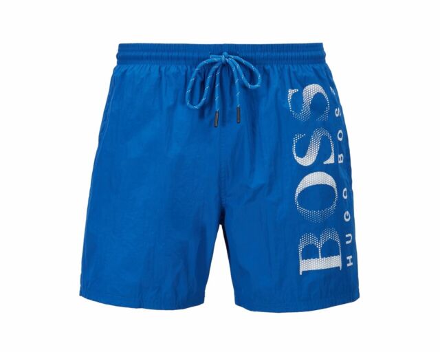 Hugo Boss Octopus 50371268 432 Trunk Mens Summer Beach Swim Shorts Blue ...