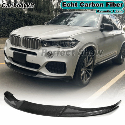 Carbon Fiber Front Lip Splitter Lip Front Spoiler Fits BMW X5 F15 M Package 14-18