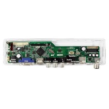 White HD VGA AV USB TV Board Case Acrylic Frame For VST56 VST59 VST29 Board