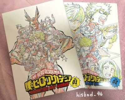 My Hero Academia Animation Art Works Book vol 1 & 2 Set Anime