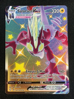 Carte Pokemon Salarsen Vmax Shiny Sv113 Annee 21 Edition Fr Ebay