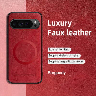 For Google Pixel 10 Pro XL 9A 8 7 Pro Luxury Magnetic PU Leather Shockproof Case