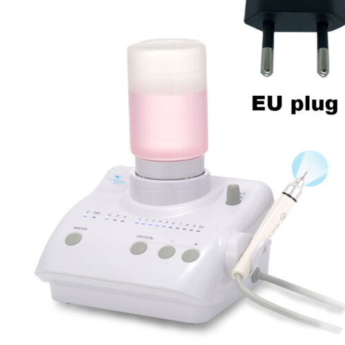 Escalador piezoeléctrico ultrasónico dental 2 botellas 5 puntas pieza de mano LED apto para pájaro carpintero EMS - Imagen 2 de 20