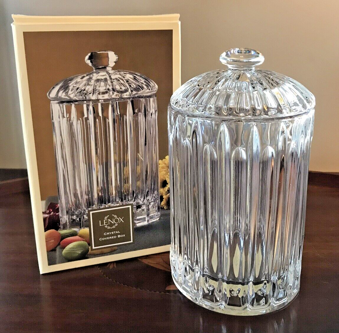 ビスケットボックス Lenox Crystal Giftware Covered 7