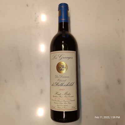 Wein Les Granges Haut-Médoc - Domaines Edmond de Rothschild -Rotwein Jahrg. 1998