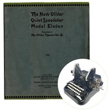 Repro Oliver No.11 Typewriter Trade Catalog Vtg History Antique Chicago IL thumbnail