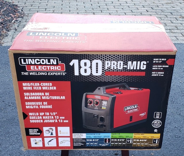 Lincoln Electric K24811 180 PROMIG Fluxcored Wire Feed Welder 230V