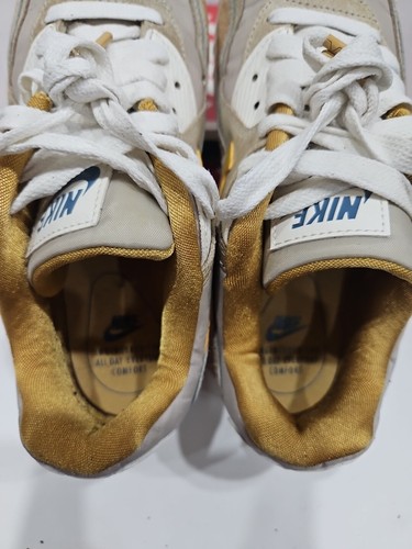 Nike Air Max 90 String Wheat Gold White (AT4968 200) Running Shoes Women's 8 - Picture 5 of 8