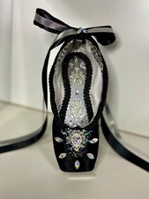 Hand Decorated Pointe Shoe - The Midnight Palace