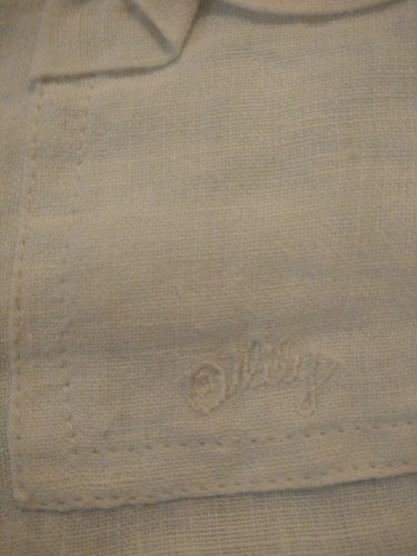 New Oilily Girls White Ruffled 100% Linen Shorts Size 98 3T - Picture 3 of 3