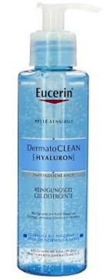 EUCERIN Dermatoclean CLEANING GEL 200ml Sensitive Skin Offer 2 Pieces