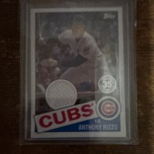 Topps 2020 Anthony Rizzo Chicago Cubs 1985 Relic Memorabilia Insert #85TR-AR