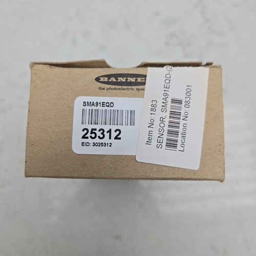 Banner Engineering SMA91EQD Sensor Photoelectric Emitter 60 Meter 10-250 Vac/Vdc - Picture 10 of 11