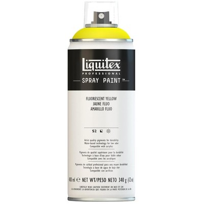 Fluorescent Yellow Spray Paint - Matte Finish