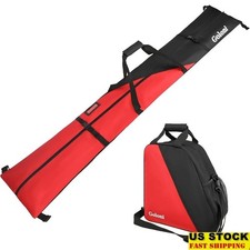 Durable Waterproof 2-in-1 Ski Bag Combo Travel Boot Gear Storage System New