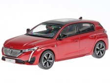 Peugeot 308 GT 2021 red Elixir Red diecast model car 473932 Norev 1:43