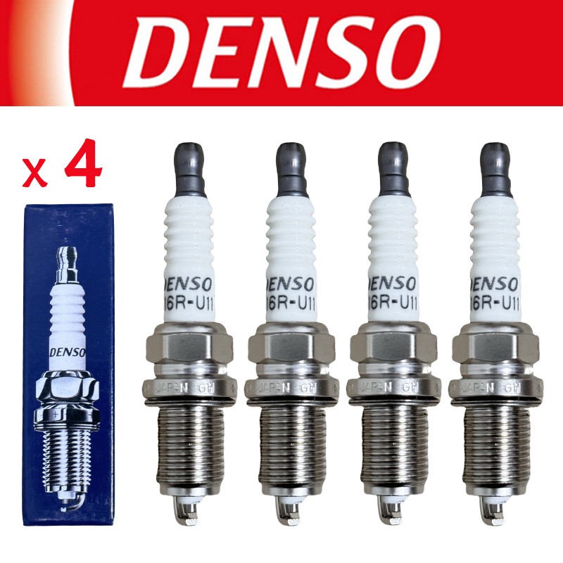 Set of 4 Spark Plugs Denso For Toyota Mitsubishi Jaguar Dodge Audi Chrysler