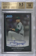 2012 Bowman Chrome Rookie Auto Brad Peacock #216 BGS 9.5 GEM MINT Auto 2t7