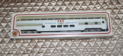 Bachmann HO Scale Train Olympic single car Express Barcelona 1992 ...AL IKE