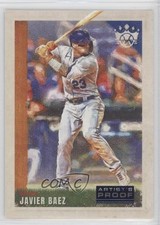 2022 Panini Diamond Kings Artist Proof Blue Javier Baez #53 0e2x