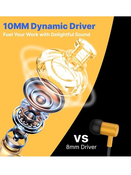 Alternate view of Hmusic H23pro Neckband Bluetooth Headphones, Ipx7 Waterproof, 30db Tri-flange