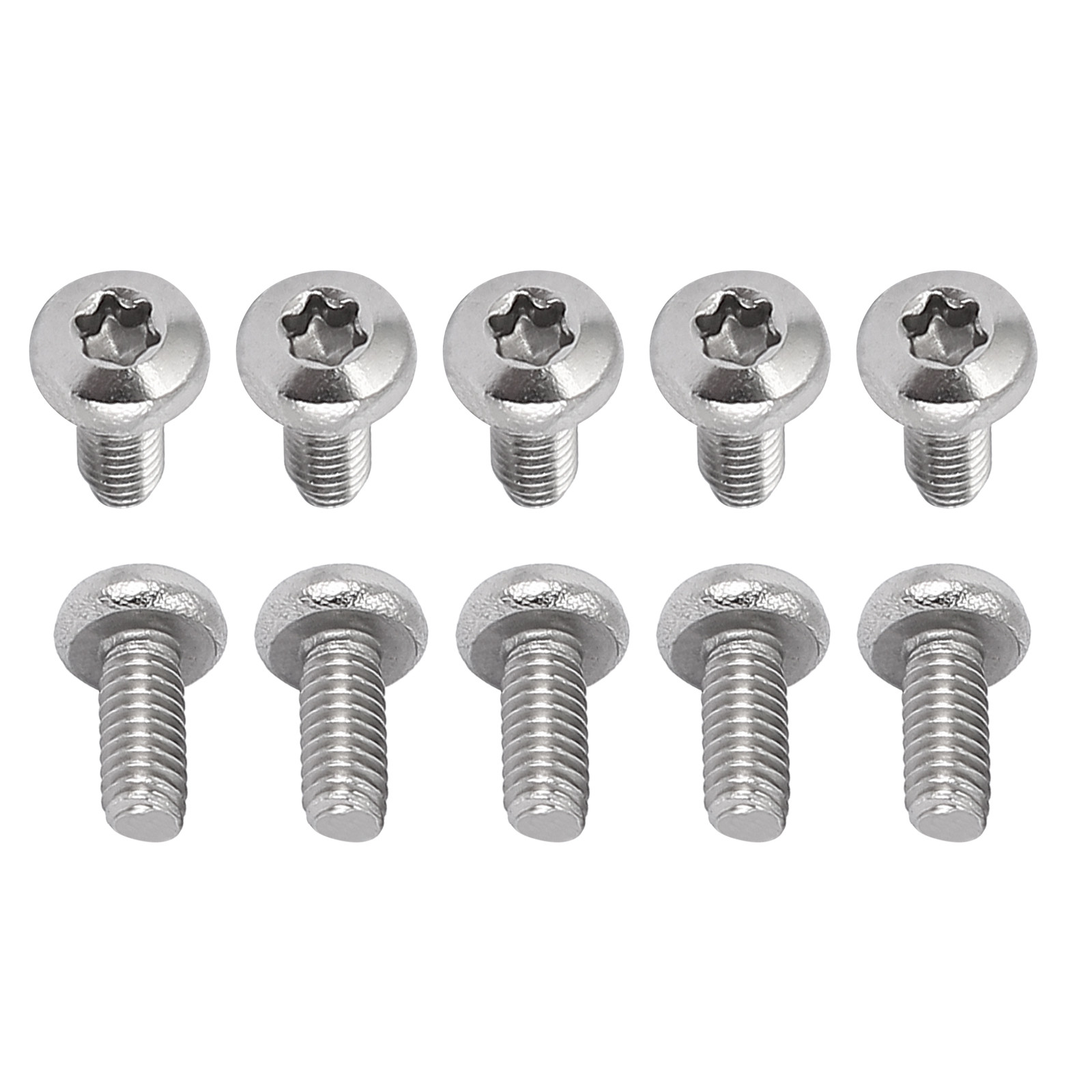 20Pack M2x5mm Pan Head Torx Screws 304 Stainless Steel Fasteners Silver