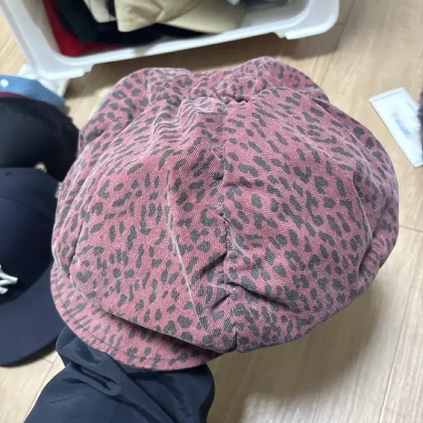 Gorogora Cloud Cap Bucket Hat Leopard Pattern Used - image 1