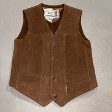 Vintage Pioneer Wear Womens Brown Leather Best Sz M