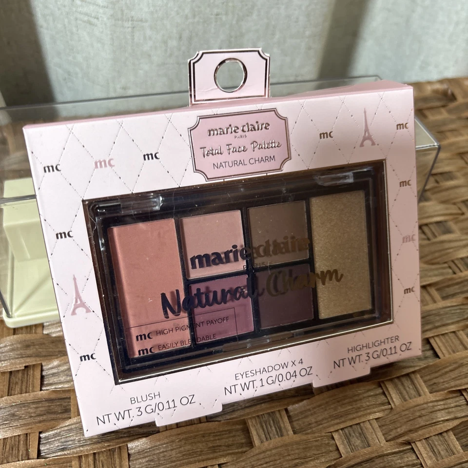 Marie Claire Paris Total Face Palette Natural Charm NEW SEALED - Image 3 of 4